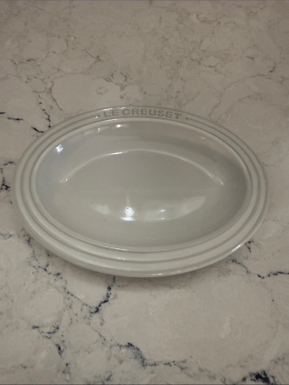 Le Creuset White mini Oval Serving Dish